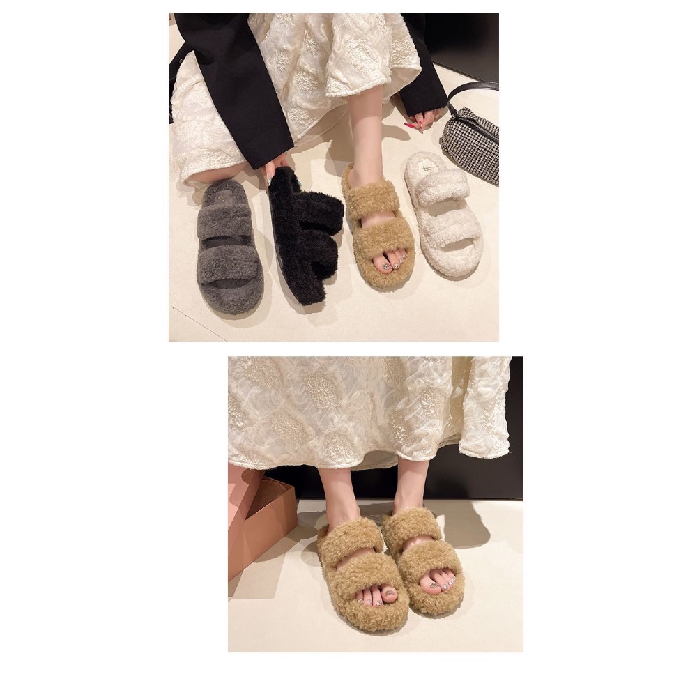 泰迪熊毛茸茸拖鞋-細節圖9