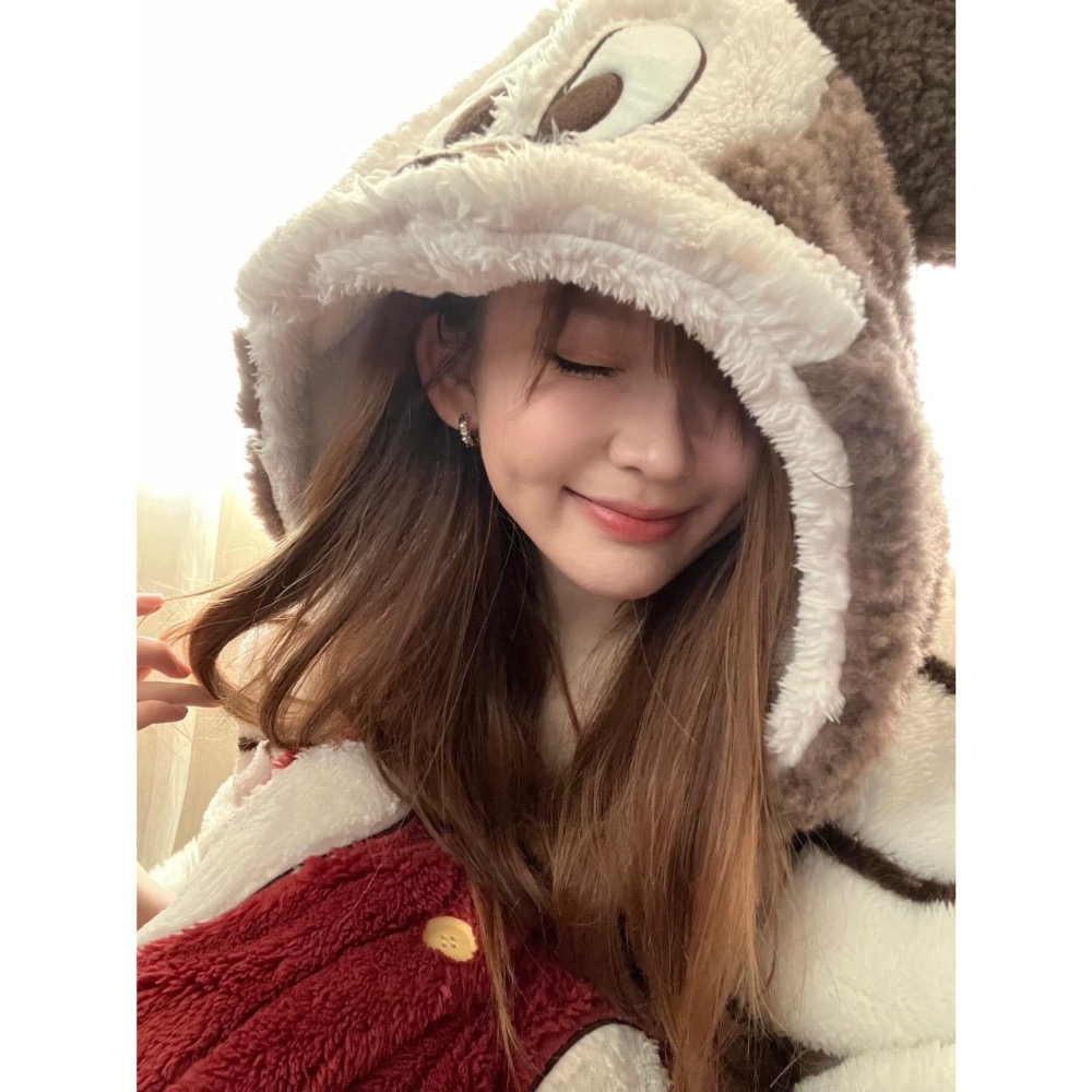 毛茸茸米奇睡袍-細節圖4