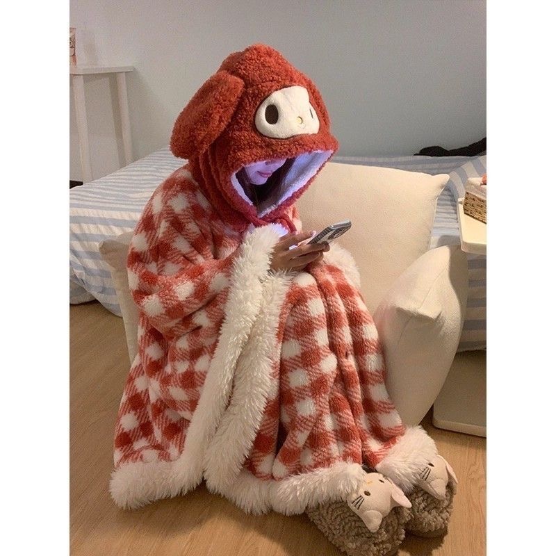 毛茸茸美樂蒂睡袍-細節圖3