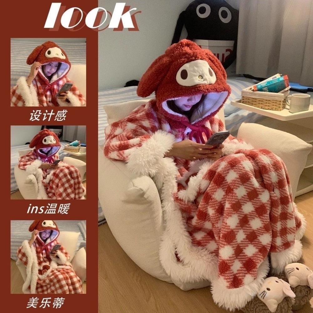 毛茸茸美樂蒂睡袍-細節圖6