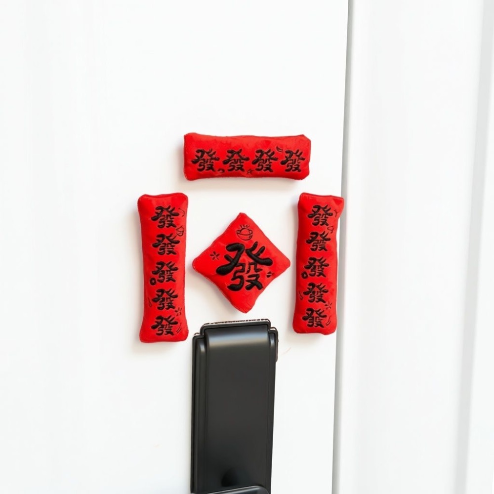 發發發發 發大財 毛絨迷你𥔵吸裝飾春節-細節圖3