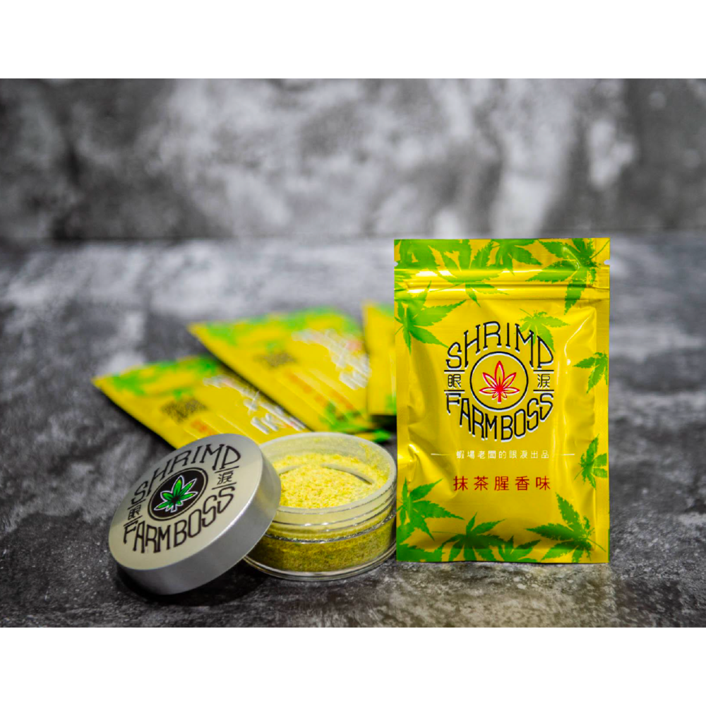 東區釣具 汐止.東湖🎣  蝦場老闆的眼淚 特調抹茶微腥香沾粉 泰國蝦餌-細節圖2