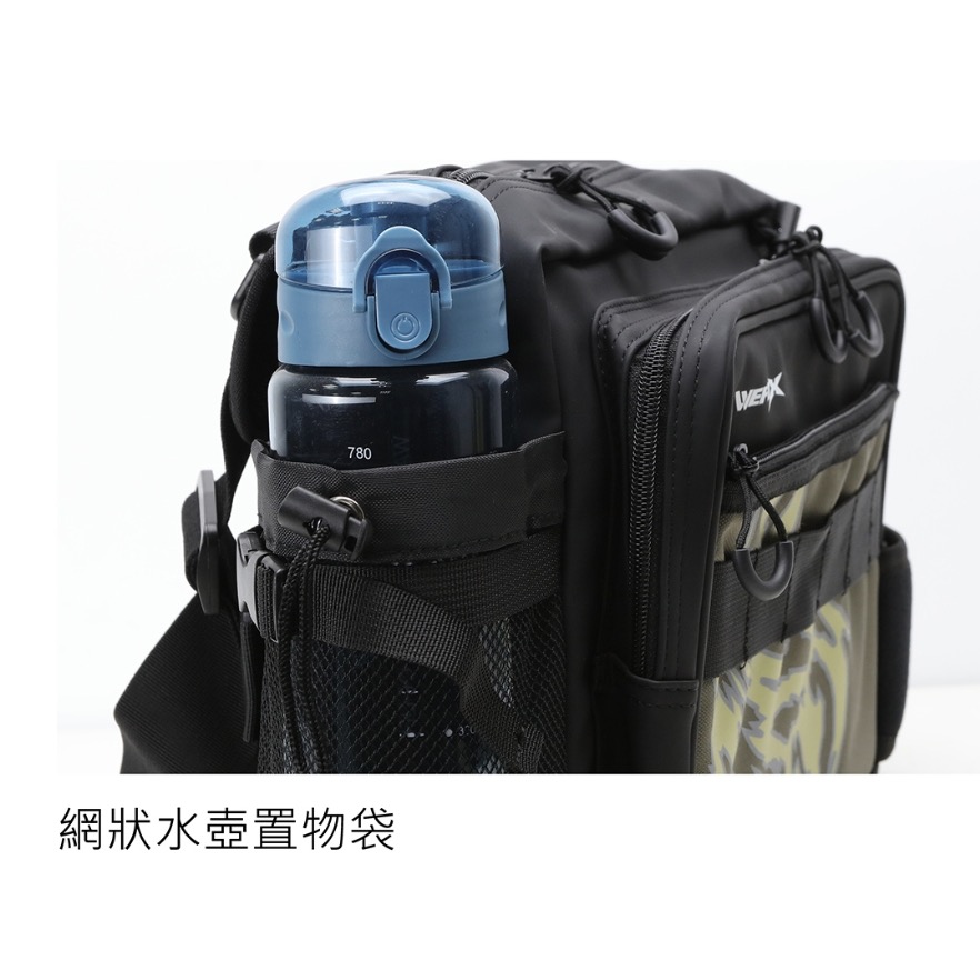 福利釣具  🎣WEFOX ACC-0301 河流突擊者 路亞包 防潑水戰術包 收納包 釣魚-細節圖6