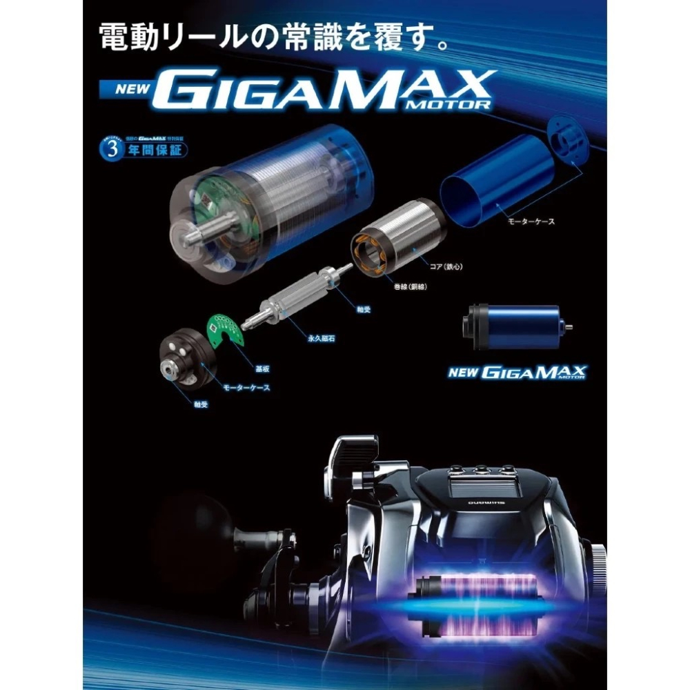 福利釣具 🎣 SHIMANO 20 BeastMaster MD3000 電動捲線器-細節圖3