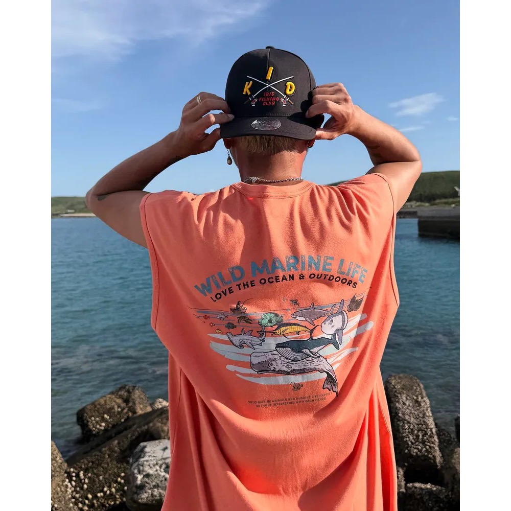 福利釣具 🎣 KID ® 海洋物種圖鑑寬肩背心-細節圖7