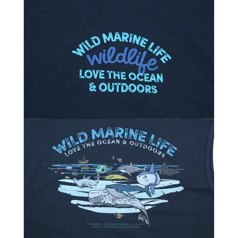 福利釣具 🎣 KID ® 海洋物種圖鑑寬肩背心-細節圖9