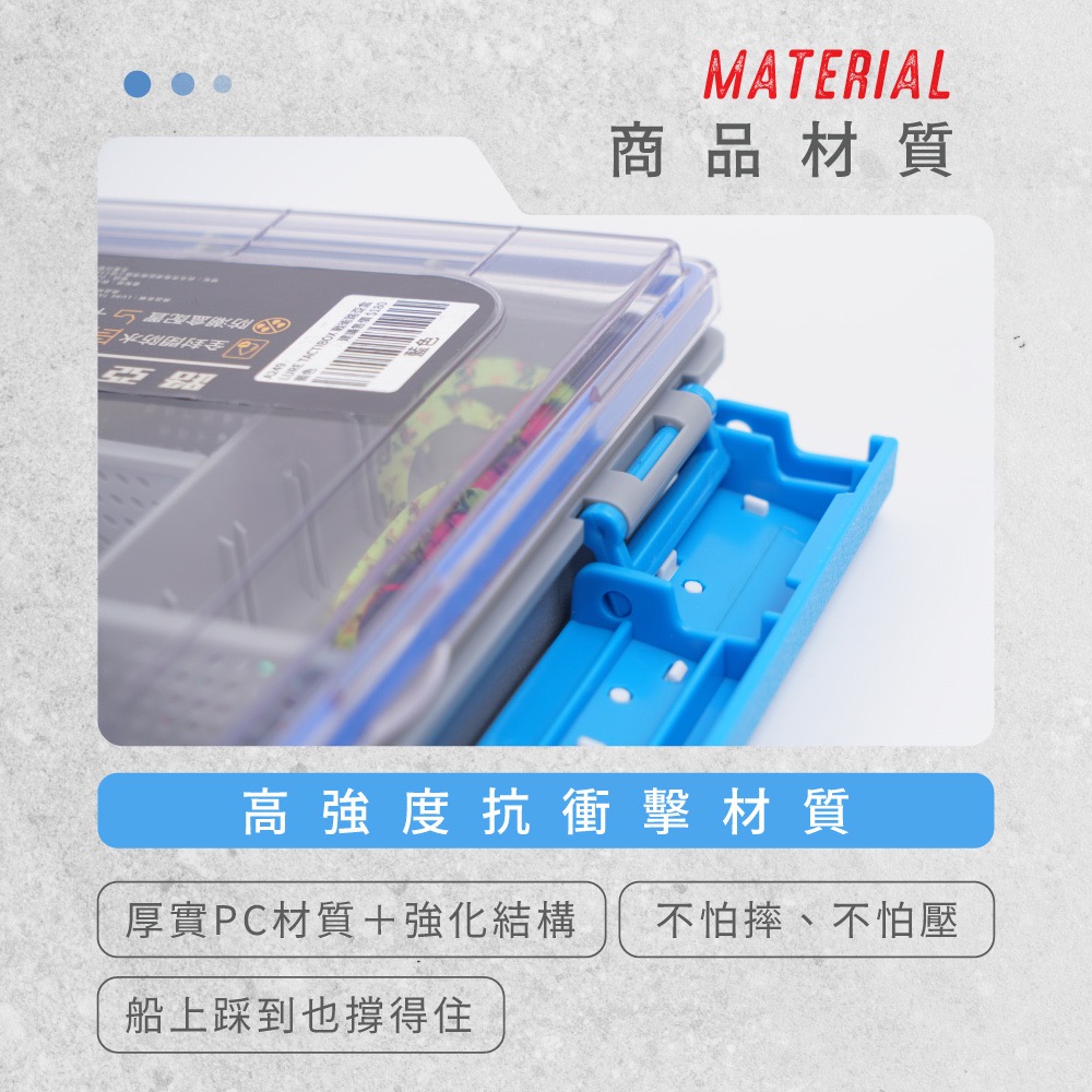 福利釣具 🎣 RONIN LURE TACTTIBOX 防水戰術路亞盒 船釣路亞收納 游動丸 鐵板-細節圖5