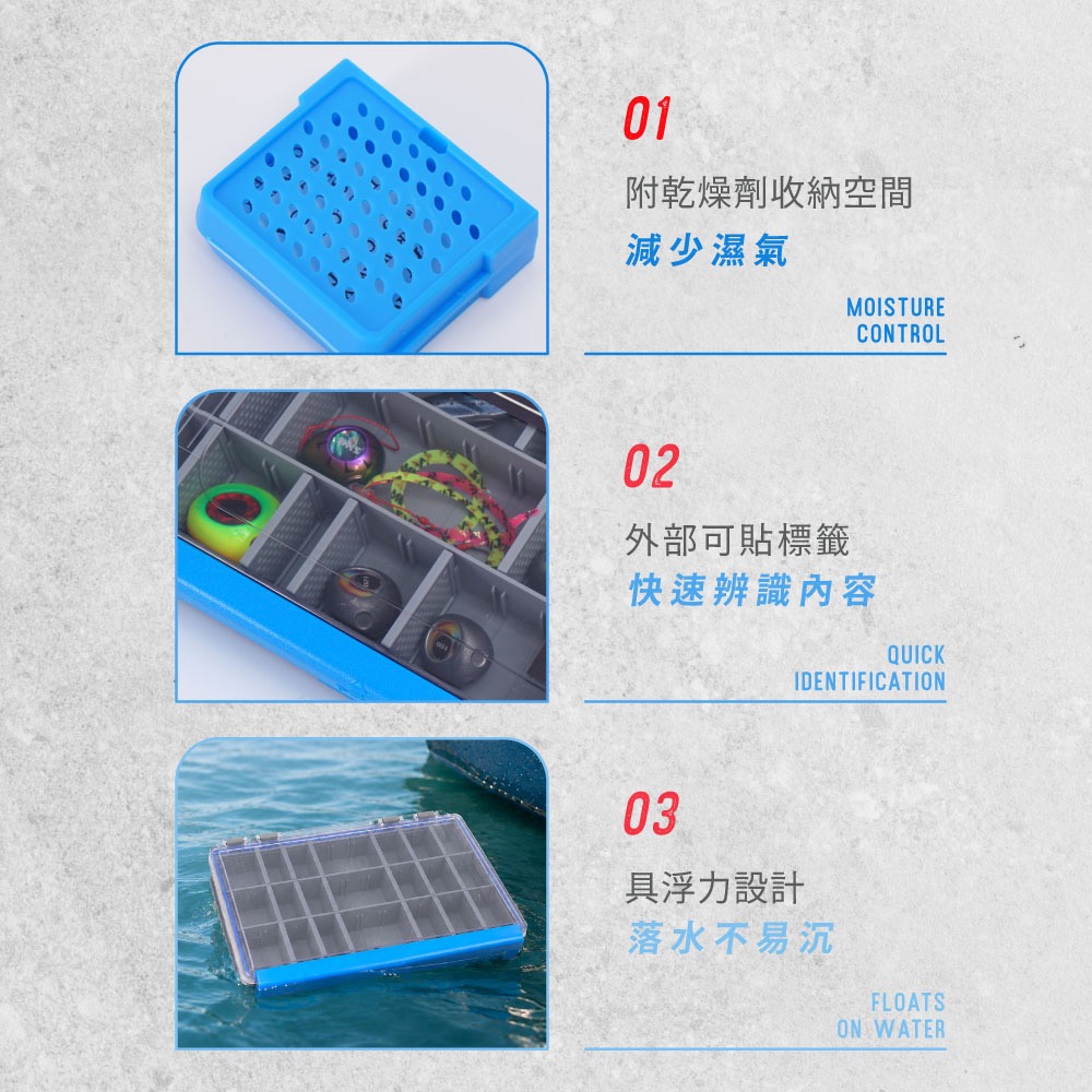 福利釣具 🎣 RONIN LURE TACTTIBOX 防水戰術路亞盒 船釣路亞收納 游動丸 鐵板-細節圖6