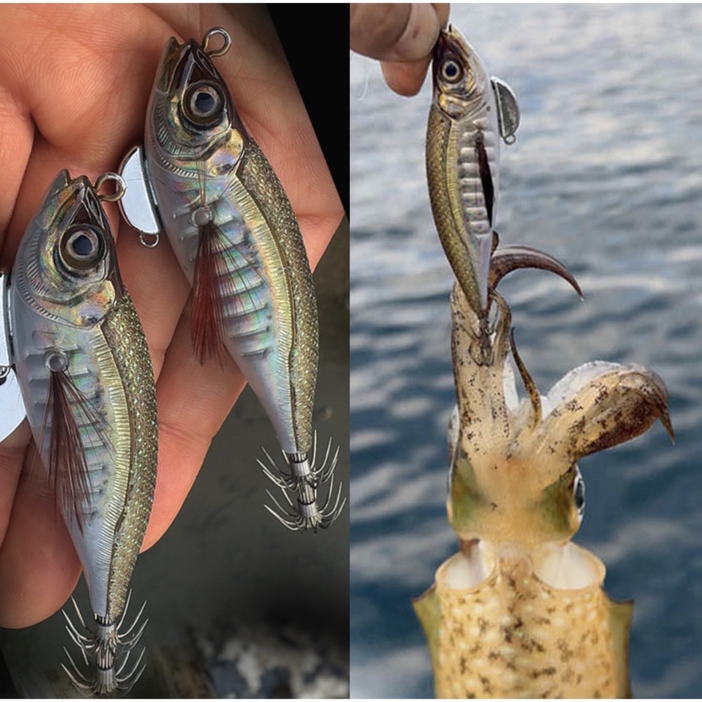 福利釣具 🎣 LITTLE JACK Huggos 魚形木蝦 S 字游動 × 魚型泳姿 BKK傘鉤-細節圖2
