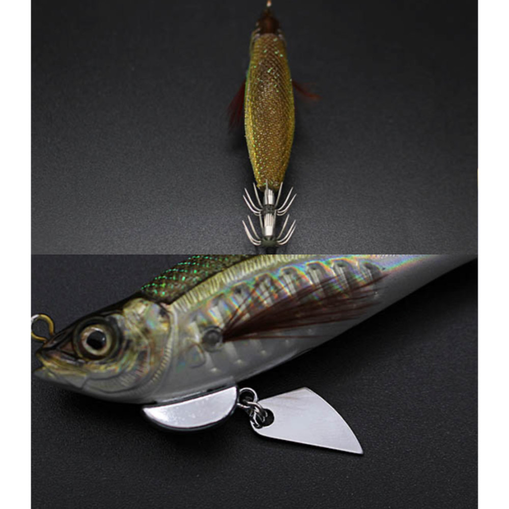 福利釣具 🎣 LITTLE JACK Huggos 魚形木蝦 S 字游動 × 魚型泳姿 BKK傘鉤-細節圖5