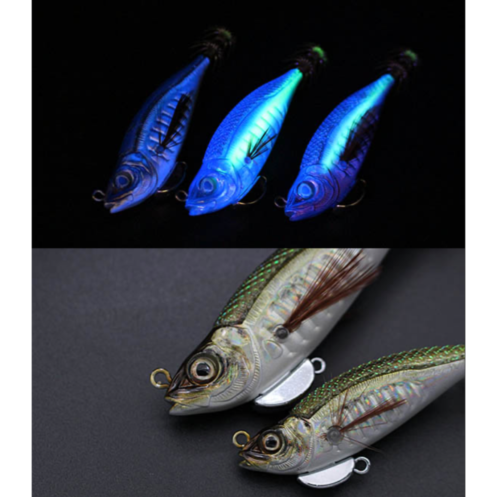 福利釣具 🎣 LITTLE JACK Huggos 魚形木蝦 S 字游動 × 魚型泳姿 BKK傘鉤-細節圖6