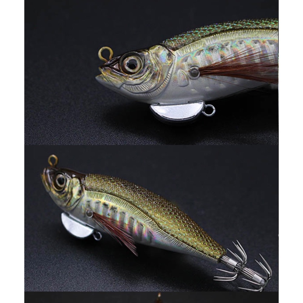 福利釣具 🎣 LITTLE JACK Huggos 魚形木蝦 S 字游動 × 魚型泳姿 BKK傘鉤-細節圖8