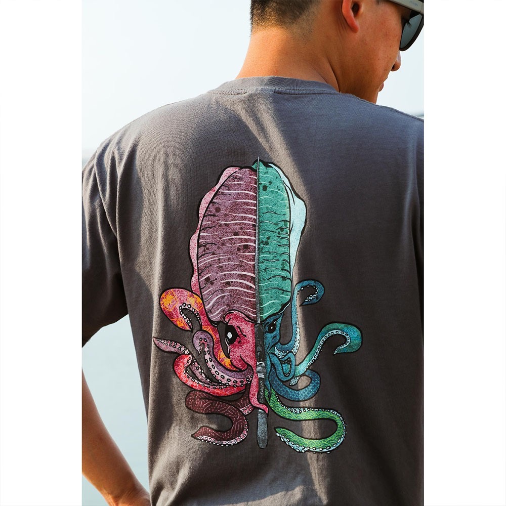 福利釣具 🎣 KALAS餌濡木染 短袖 T-Shirt-細節圖5