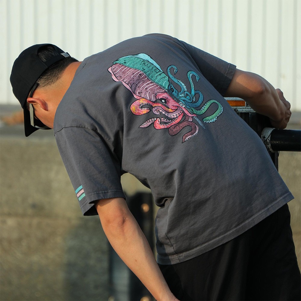 福利釣具 🎣 KALAS餌濡木染 短袖 T-Shirt-細節圖8