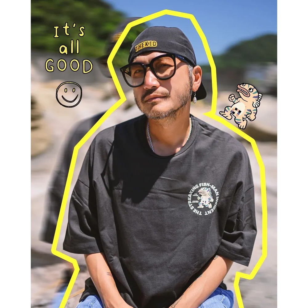 福利釣具 🎣 KID ® 魚虎俠釣性大發 短T-細節圖2