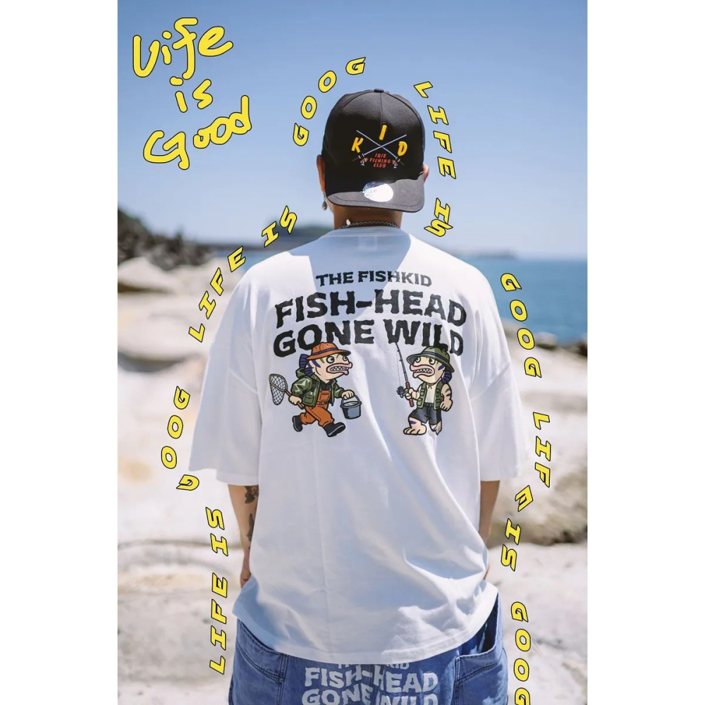 福利釣具 🎣 KID ® 魚虎俠釣性大發 短T-細節圖4