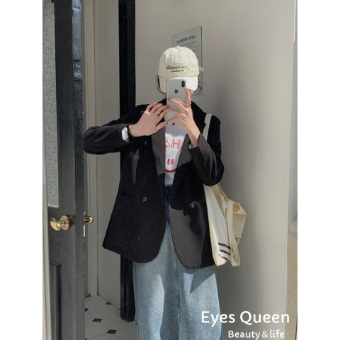 [Eyes Queen] 現貨 西裝外套 糖果色西裝外套 粉色西裝外套 西裝外套 外套-細節圖4