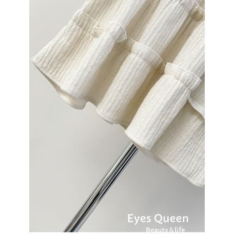 [Eyes Queen]無袖圓領掛脖兩件式套裝 兩件套裝 掛脖上衣+直筒褲 套裝 泡泡棉料兩件式套裝-細節圖7