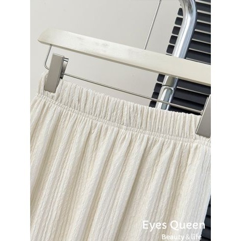 [Eyes Queen]無袖圓領掛脖兩件式套裝 兩件套裝 掛脖上衣+直筒褲 套裝 泡泡棉料兩件式套裝-細節圖9