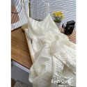 [Eyes Queen]現貨 溫柔風吊帶裙 肩帶可調整洋裝 細肩帶洋裝 洋裝 連身裙 海邊洋裝 渡假洋裝-規格圖8