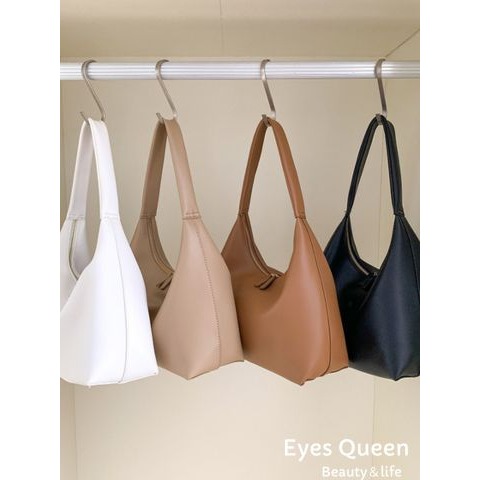 [Eyes Queen]現貨 單肩包 高級感大容量餃子包 腋下包 側背包 包包 肩背包 餃子包-細節圖8