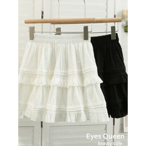 [Eyes Queen]現貨 甜美女孩半身裙 蓬蓬裙 層次蛋糕裙 蛋糕裙 短裙 半身裙 蛋糕短裙-細節圖2