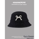 [Eyes Queen]蝴蝶結刺繡漁夫帽 蝴蝶結刺繡牛仔帽 漁夫帽 遮陽帽 水桶帽-規格圖7