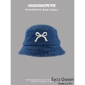 [Eyes Queen]蝴蝶結刺繡漁夫帽 蝴蝶結刺繡牛仔帽 漁夫帽 遮陽帽 水桶帽-規格圖7