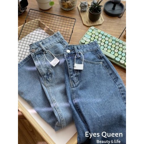 [Eyes Queen] 現貨 高腰包臀牛仔裙 牛仔後開岔長裙 牛仔長裙 牛仔裙-細節圖2