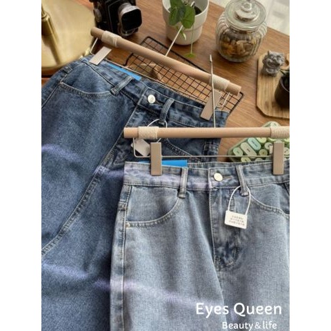 [Eyes Queen] 現貨 高腰包臀牛仔裙 牛仔後開岔長裙 牛仔長裙 牛仔裙-細節圖4