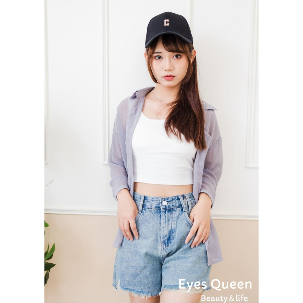 [Eyes Queen] 現貨 C字刺繡硬頂棒球帽 遮陽帽 棒球帽 鴨舌帽 帽子女 硬頂棒球帽 帽子 立體C字棒球帽-細節圖7