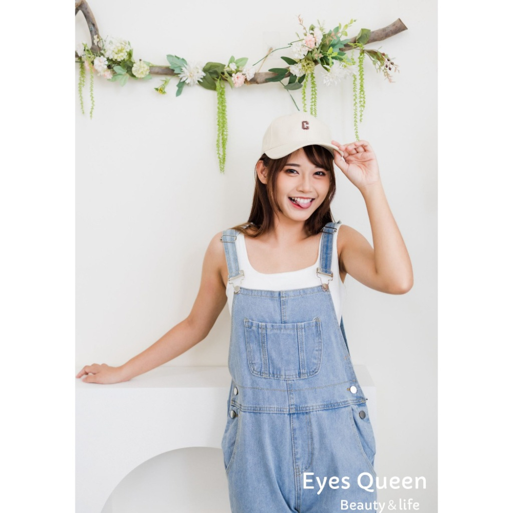 [Eyes Queen] 現貨 C字刺繡硬頂棒球帽 遮陽帽 棒球帽 鴨舌帽 帽子女 硬頂棒球帽 帽子 立體C字棒球帽-細節圖8