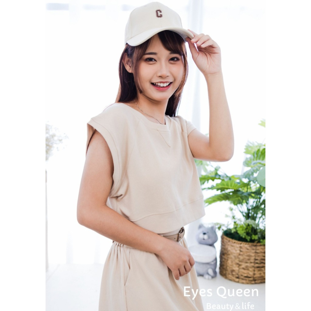[Eyes Queen] 現貨 C字刺繡硬頂棒球帽 遮陽帽 棒球帽 鴨舌帽 帽子女 硬頂棒球帽 帽子 立體C字棒球帽-細節圖9