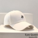 【Eyes Queen】 現貨 硬頂棒球帽 H字母英文刺繡棒球帽 遮陽帽 棒球帽 帽子 立體H字棒球帽 鴨舌帽 帽子女-規格圖9