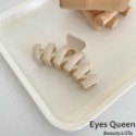 [Eyes Queen] 現貨 奶咖色系鯊魚夾 鏤空鯊魚夾 髮夾 夾子 鯊魚夾 抓夾 盤髮夾 髮飾-規格圖9