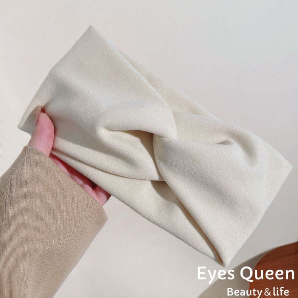 [Eyes Queen]現貨 韓國氣質髮箍 扭結髮帶 洗臉髮帶 針織髮帶 寬版髮帶 寬版扭結髮帶 運動髮帶-細節圖6