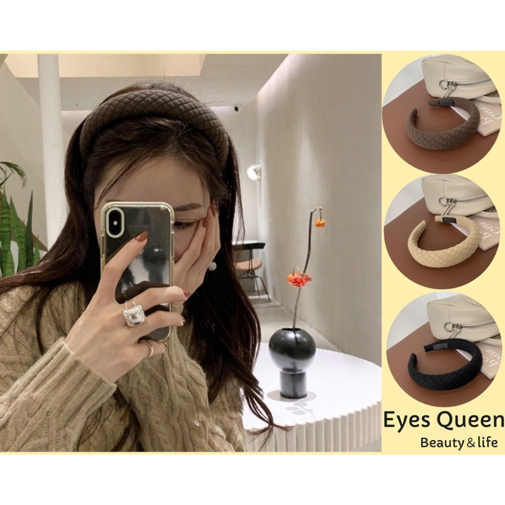 [Eyes Queen ］現貨 復古壓紋髮箍 髮箍 髮飾 髮帶-細節圖2