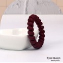 [Eyes Queen] 現貨 電話線髮圈 磨砂橡皮筋 髮圈 髮飾 無痕綁髮 橡皮筋 綁髮 造型髮圈 大腸圈-規格圖8