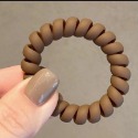 [Eyes Queen] 現貨 電話線髮圈 磨砂橡皮筋 髮圈 髮飾 無痕綁髮 橡皮筋 綁髮 造型髮圈 大腸圈-規格圖8
