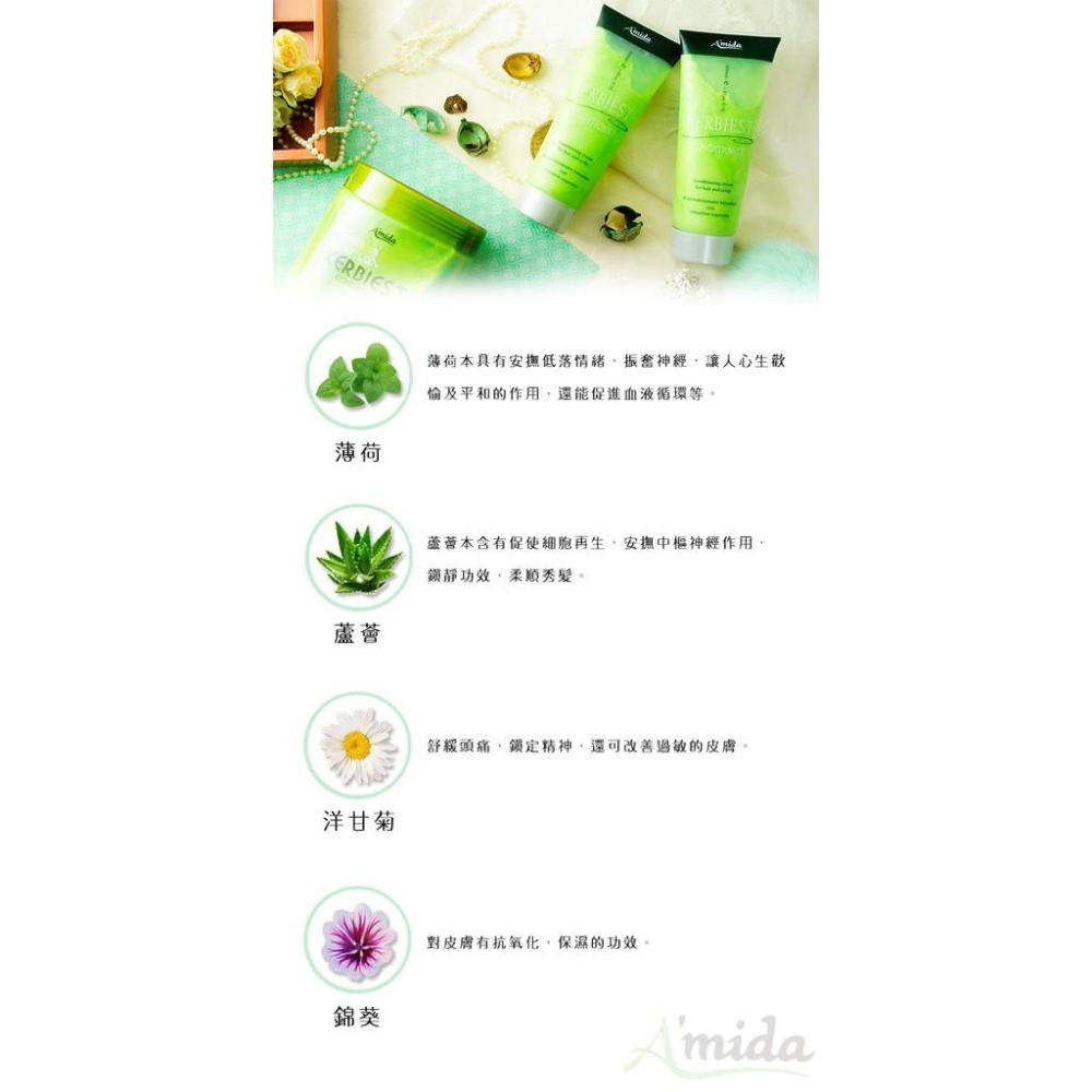 💦夏日必備AMIDA 頭皮 葉綠素 頭皮調理素 200ml /1000ml【SunQ】-細節圖6