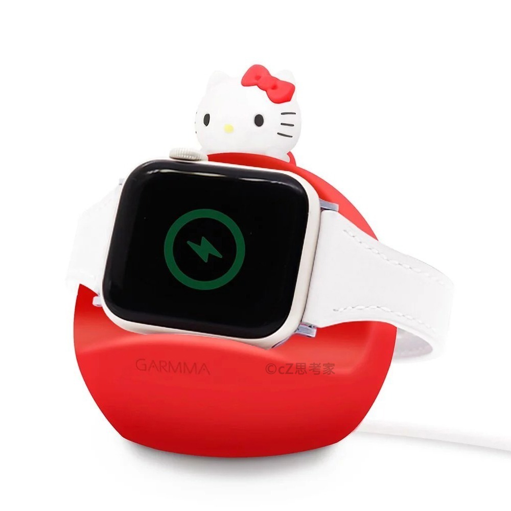 GARMMA LINE Kitty Apple Watch 二合一充電支架 充電架 手錶支架 手機支架 充電 手機架-細節圖7