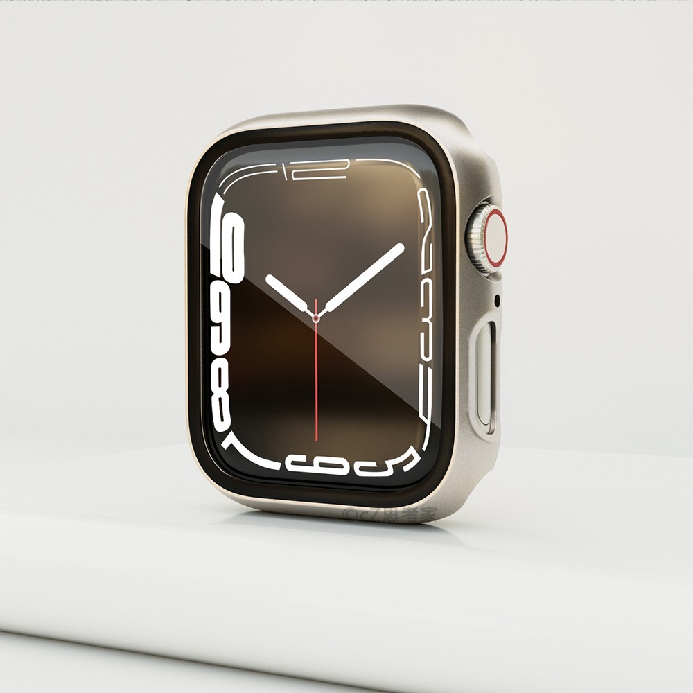 Apple Watch 星光殼 鋼化玻璃殼 蘋果錶殼 手錶殼 保護殼 防刮殼 8 7 6 5 4 3 2 1 SE-細節圖10