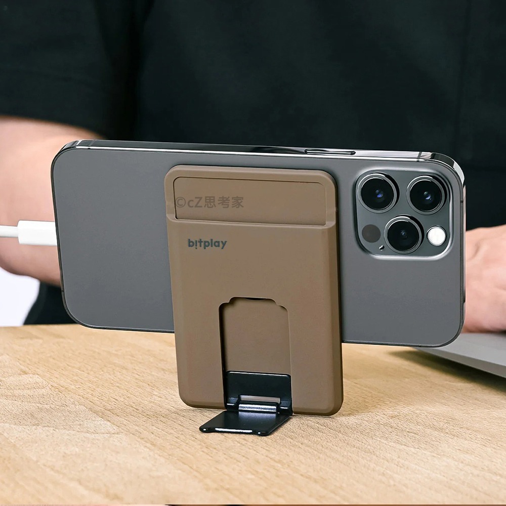 bitplay MagSafe 磁吸卡套支架 票卡包 卡套 感應卡套 悠遊卡套 手機支架 磁吸支架 手機架 多功能支架-細節圖8