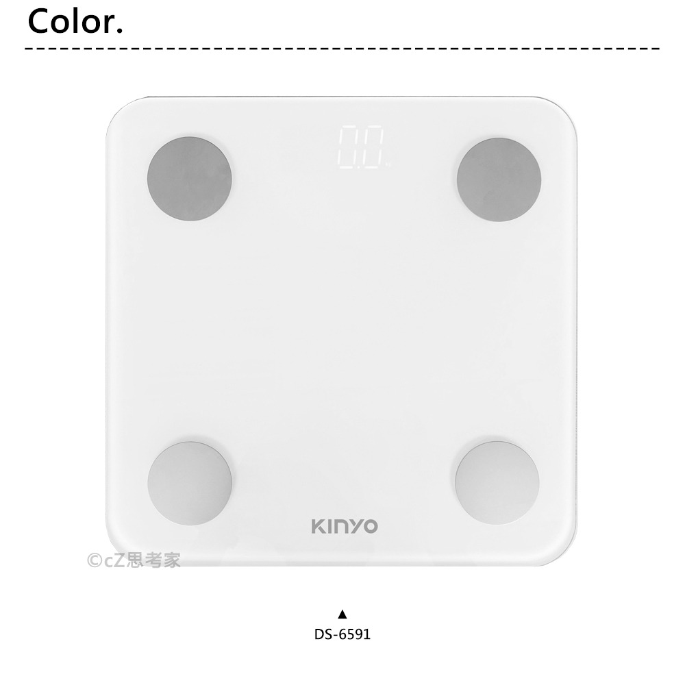 Kinyo LED藍牙智能體重計 DS-6591 體脂機 體重機 藍芽體重計 藍牙體重計 ios 安卓 APP連線-細節圖3