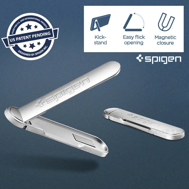 SGP Spigen U100 迷你型金屬手機支架 手機架 金屬支架 看劇必備支架 可摺疊支架-細節圖5