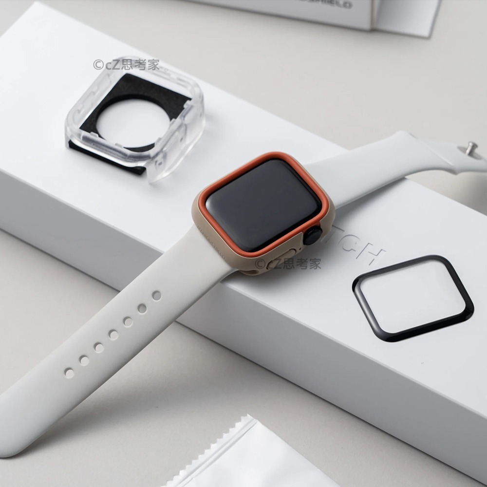 犀牛盾 3D滿版曲面 壯撞貼 Apple Watch Ultra 8 7 6 5 4 SE 不碎 軟模 保護貼 耐衝擊-細節圖8