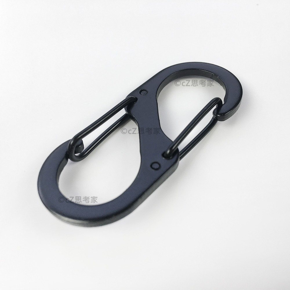 【299免運】DIY 金屬登山扣 1入 8字扣 橢圓扣 登山扣 工藝用品 DIY用品 金屬掛勾 扣環 連接環 鑰匙扣-細節圖9
