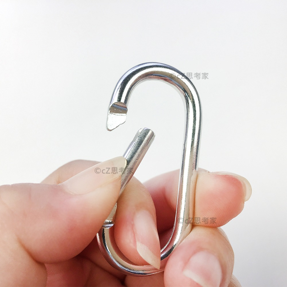 【299免運】DIY 金屬登山扣 1入 8字扣 橢圓扣 登山扣 工藝用品 DIY用品 金屬掛勾 扣環 連接環 鑰匙扣-細節圖11