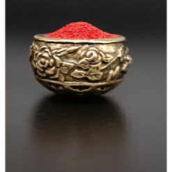 【開運/鎮宅】銅葫蘆＋硃砂 富貴葫蘆 招財 鎮宅 化煞 保平安 3.5cm 黃銅-細節圖2