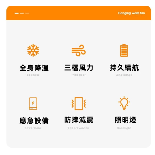 （送腰帶）掛腰風扇 充電電扇 制冷風扇 腰掛風扇 行動電風扇 隨身電扇 掛式電風扇 戶外風扇 腰掛式風扇-細節圖6